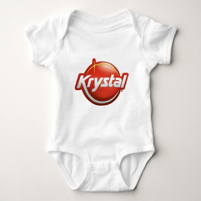 Body Para Bebê Logotipo novo de Krystal (Frente)
