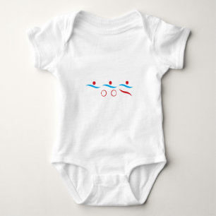 Body Para Bebê Logotipo Triathlon