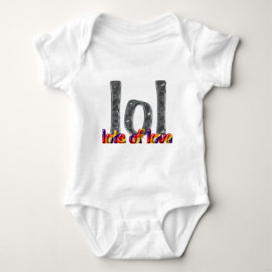 Body Para Bebê LOL (Muitos de Amor)