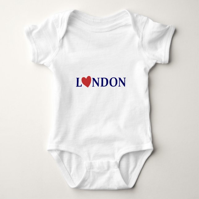 Body Para Bebê London love (Frente)