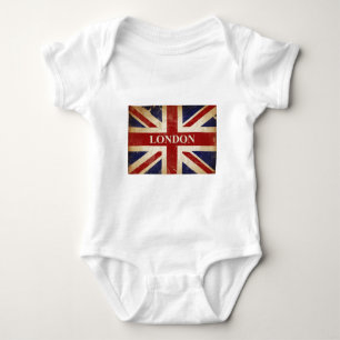 Body Para Bebê Londres - Union Jack - amor Londres de I