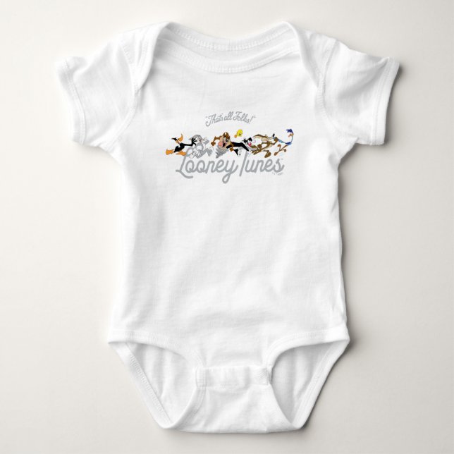Body Para Bebê LOONEY TUNES™ Characters Running (Frente)