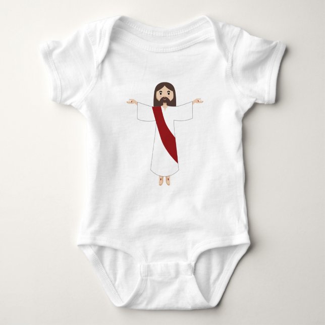 Body Para Bebê Lorde Jesus Cristo (Frente)