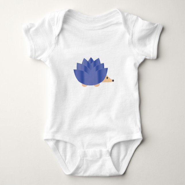 Body Para Bebê Lotus Flower Hedgehog (Frente)