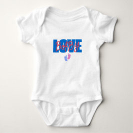 Body Para Bebê Love Baby Bodysuit