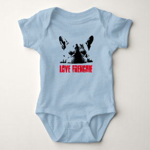 Body Para Bebê Love Frenchie
