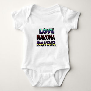 Body Para Bebê Love Hakuna Matata Gifts