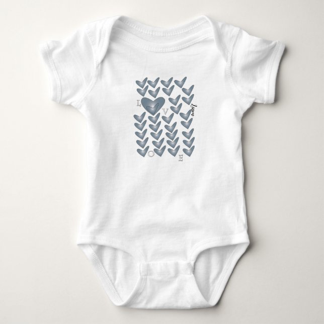 Body Para Bebê LOVE Onsie (Frente)