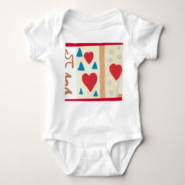 Body Para Bebê Love Path Baby Jersey (Frente)