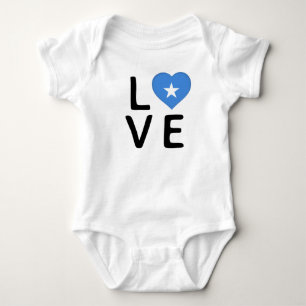 Body Para Bebê Love - Somália Flag