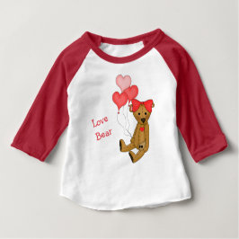 Body Para Bebê Love Teddy Bear Pink