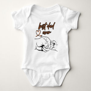 Body Para Bebê Love You Pai" T-Shirt - Dia do Pai, Aniversário &