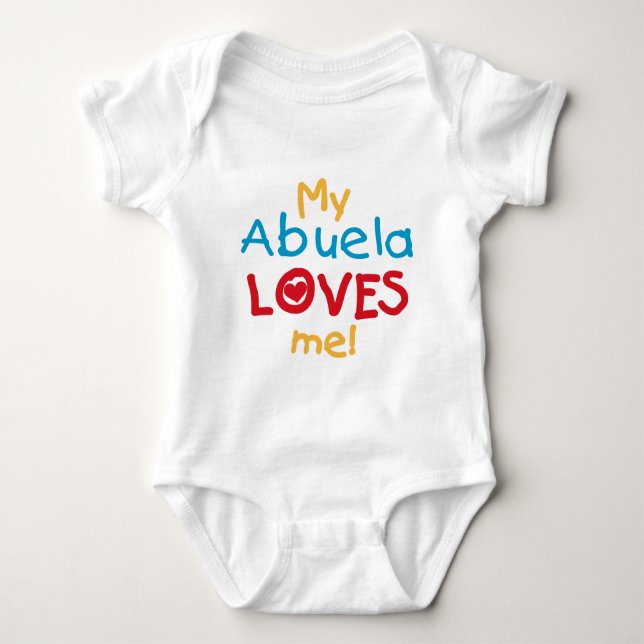 Body Para Bebê LOVESMEabuela (Frente)