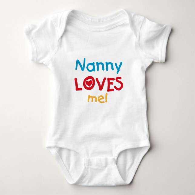 Body Para Bebê LOVESMEnanny (Frente)