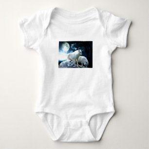 Body Para Bebê Lua completa do lobo