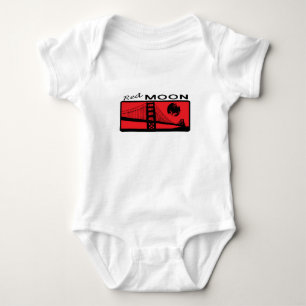 Body Para Bebê Lua vermelha oficial