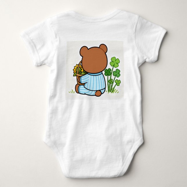 Body Para Bebê Lucky Bear (Verso)