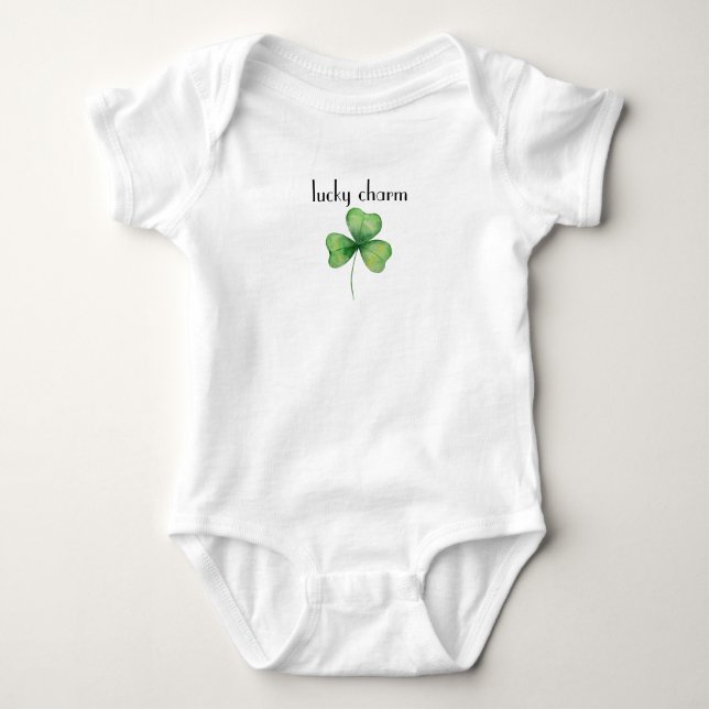 Body Para Bebê Lucky Charm Baby Bodycase com Shamrock (Frente)