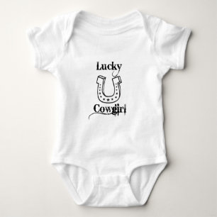 Body Para Bebê Lucky Cowgirl Gear