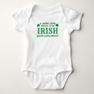 Body Para Bebê Lucky Irish Baby | Dia de São Patrício T-Shirt