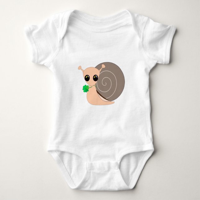 Body Para Bebê Lucky Snail Baby Bodycase (Frente)