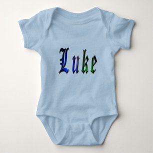 Body Para Bebê Luke, Nome, Logotipo, Bebês Botas Esportivas
