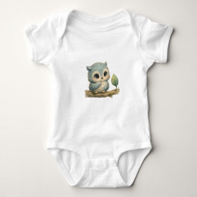 Body Para Bebê Luna the Owl Toddler Tee – Nighttime Guardian  (Frente)