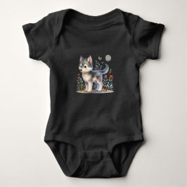 Body Para Bebê Lunar Baby Wolf - Adorable Baby Romper
