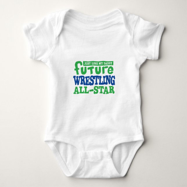 Body Para Bebê Luta futura All Star (Frente)