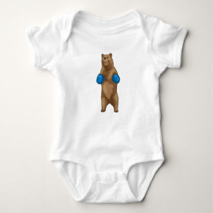 Body Para Bebê Luvas de Boxer Bear Boxer