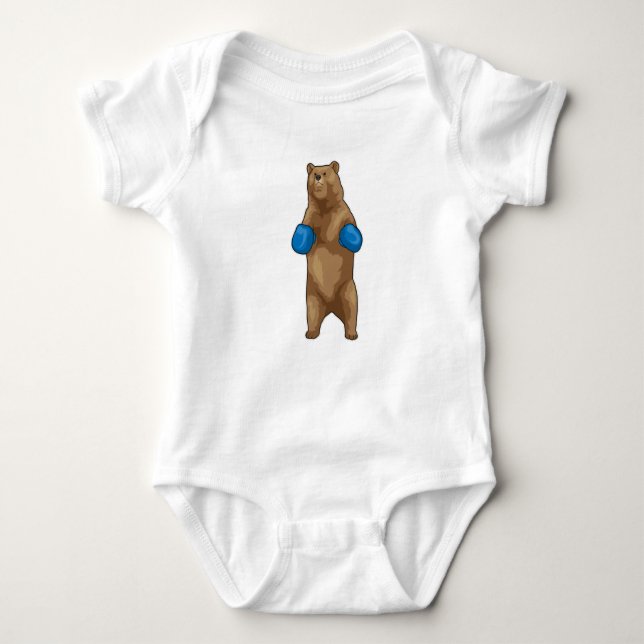 Body Para Bebê Luvas de Boxer Bear Boxer (Frente)