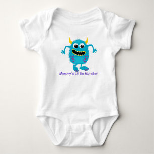 Body Para Bebê Luz - Creeper infantil do monstro azul (camisa do