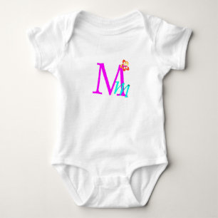 Body Para Bebê M - Coleção de Monogramas