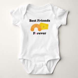 Body Para Bebê Mac & queijo de Bff