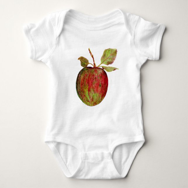 Body Para Bebê Maçã (Frente)