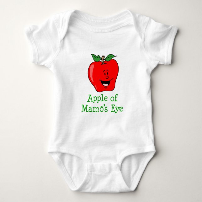Body Para Bebê Maçã do Olho da Mamo (Frente)
