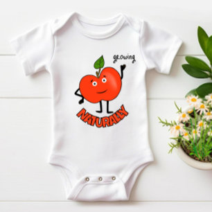 Body Para Bebê Maçã vermelha