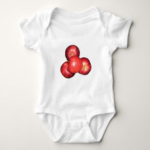 Body Para Bebê Maçã Vermelha