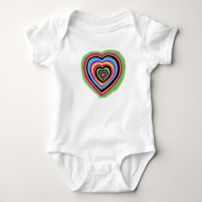 Body Para Bebê macacão corazona (Frente)