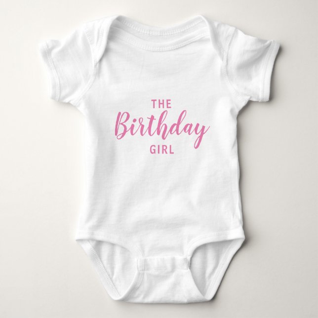 Body Para Bebê Macacão de ANIVERSÁRIO (Frente)