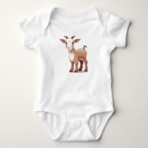 Body Para Bebê Macacão de Bebê Bode Fofinho Animal de Fazenda