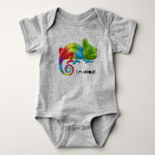 Body Para Bebê Macacão de Bebê Camaleão Colorido Único