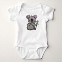 Macacão de bebê com design de coala