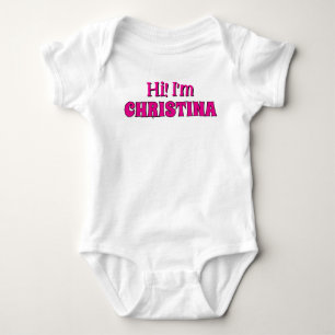Body Para Bebê Macacão de Bebê com Nome do Bebê, Roupas de Bebê F