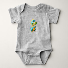 Body Para Bebê Macacão de Bebê Dinossauro Fofo