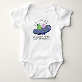 Body Para Bebê Macacão de Bebê Espacial Bonito com Alienígenas Gê