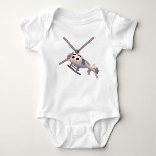 Body Para Bebê Macacão de Bebê Helicóptero de Desenho Fofo