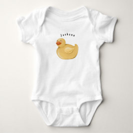 Body Para Bebê Macacão de Bebê Pato de Borracha Personalizado