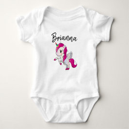 Body Para Bebê Macacão de Bebê Unicórnio Personalizado