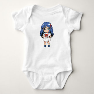 Body Para Bebê Macacão de Personagem Kawaii Chibi